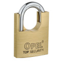 OPEL anti thief wrap shackle protect padlock high security wrap shackle best yeti type brass padlock with dotted computer key